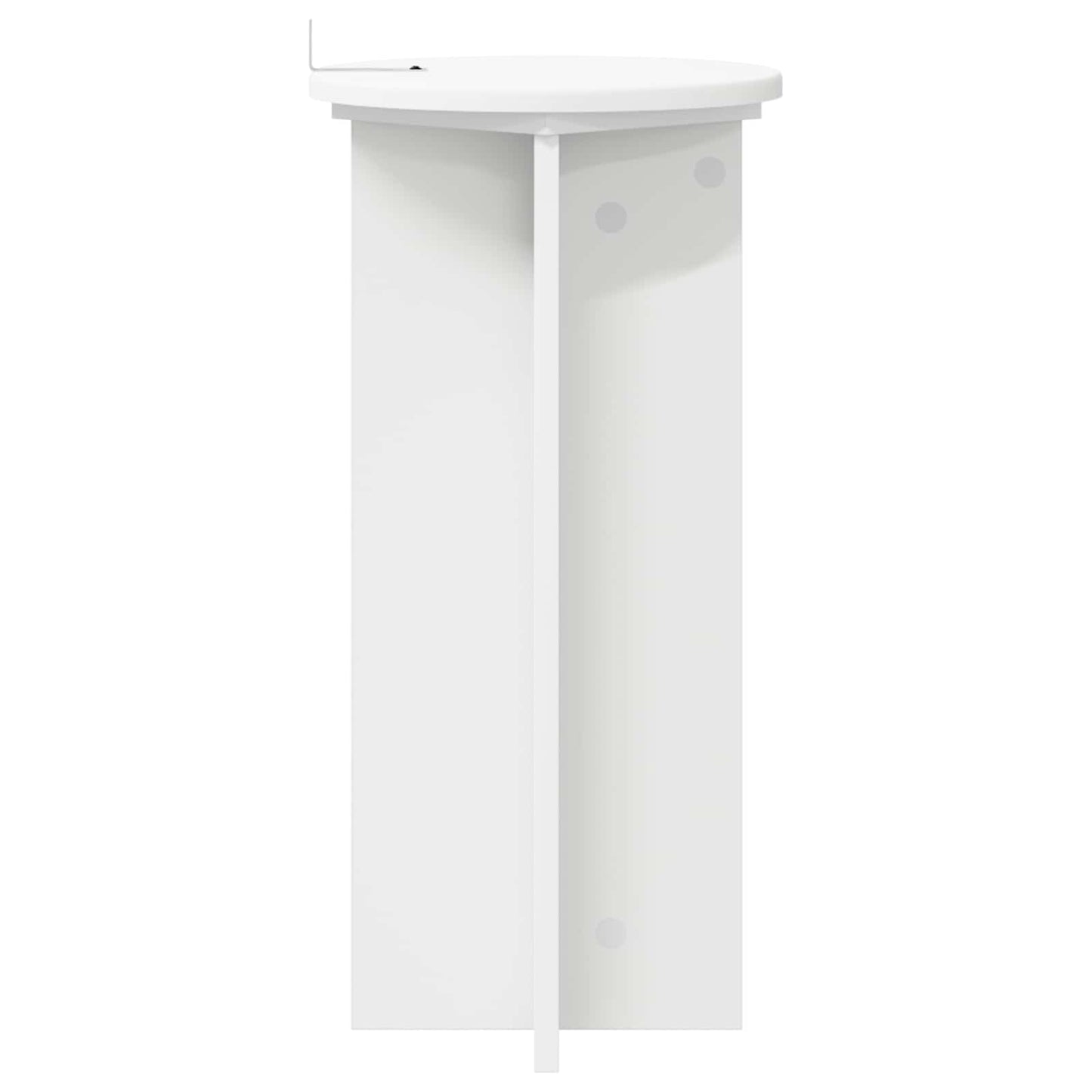 Planteholder 2 pcs Hvit Ø29,5 x 60 cm Konstruert tre