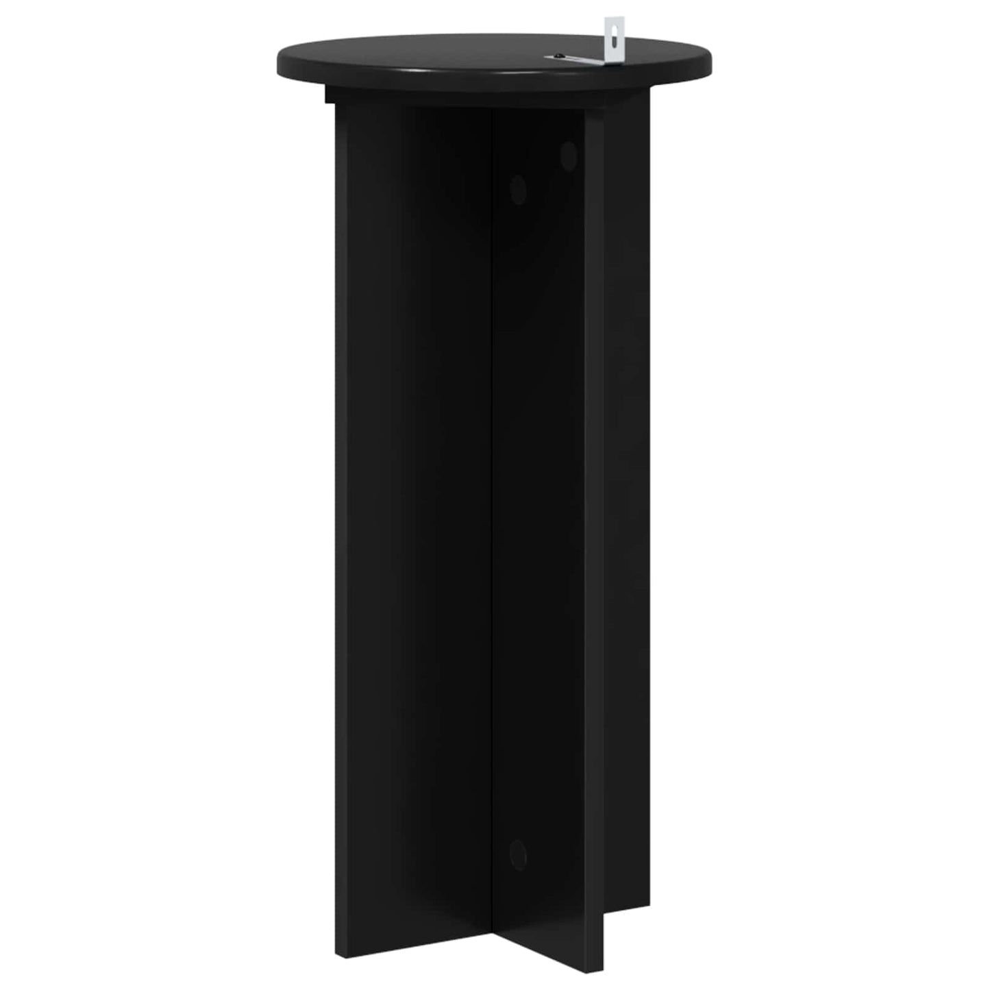 Planteholder 2 pcs Svart 29,5 x 29,5 x 60 cm Konstruert tre