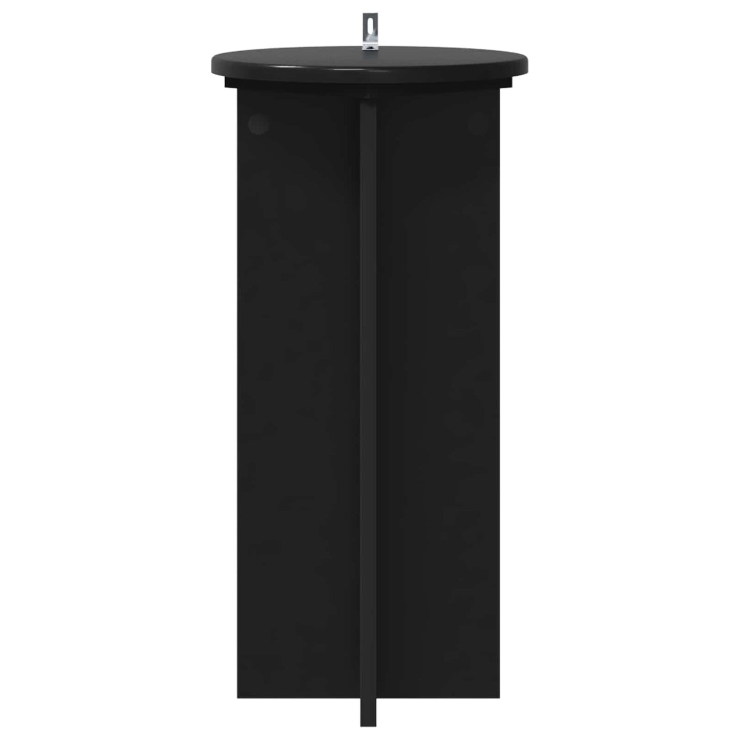 Planteholder 2 pcs Svart 29,5 x 29,5 x 60 cm Konstruert tre
