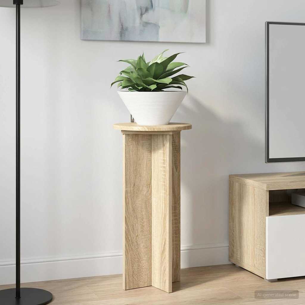 Planteholder 2 pcs Sonoma eik 29,5 x 29,5 x 60 cm