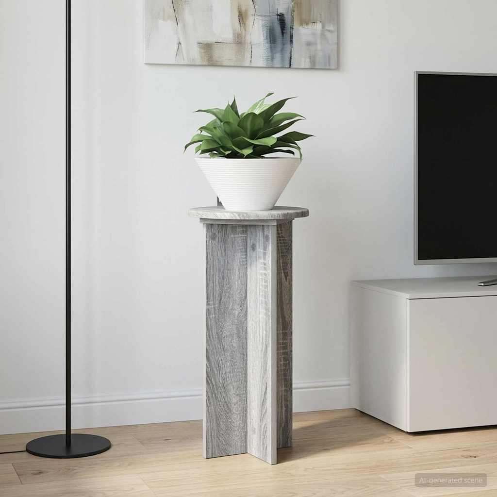 Planteholder 2 pcs Grå sonoma 29,5 x 29,5 x 60 cm