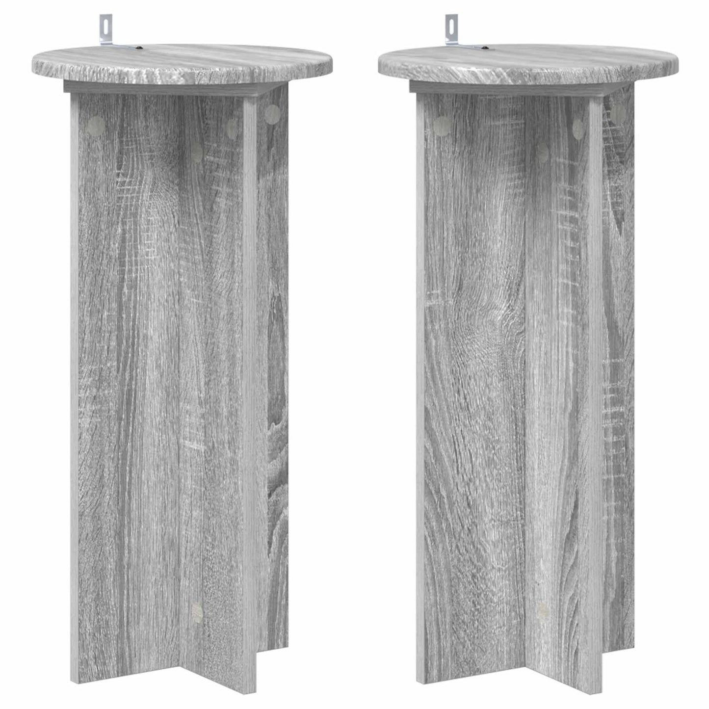 Planteholder 2 pcs Grå sonoma 29,5 x 29,5 x 60 cm