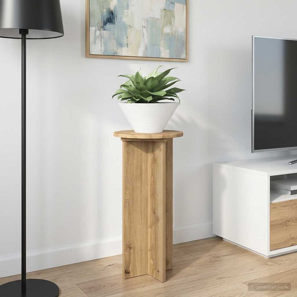 Planteholder 2 stk. Artisan eik 29,5 x 29,5 x 60 cm