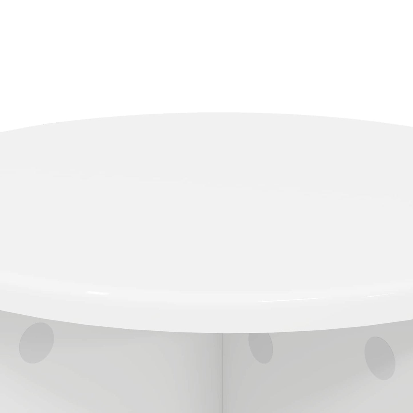 Planteholder 2 pcs Hvit Ø40 x 40 cm Konstruert tre