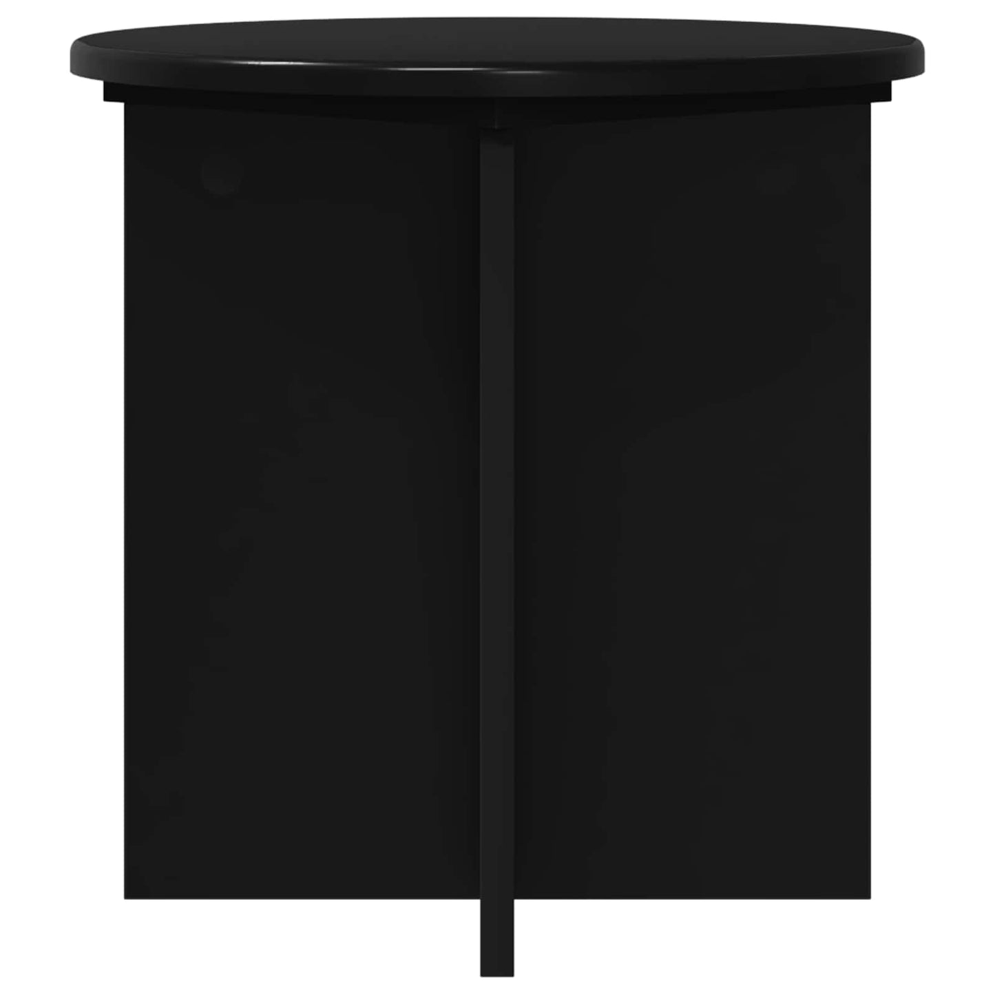 Planteholder 2 pcs Svart 40 x 40 x 40 cm Konstruert tre