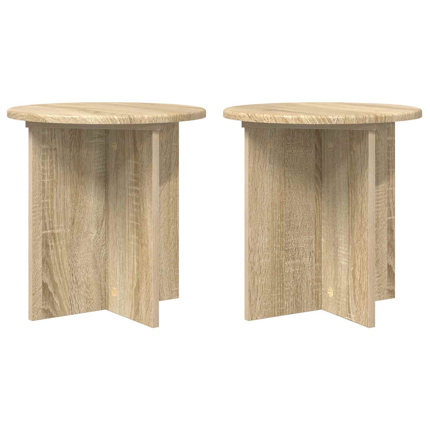 Planteholder 2 pcs Sonoma eik 40 x 40 x 40 cm Konstruert tre