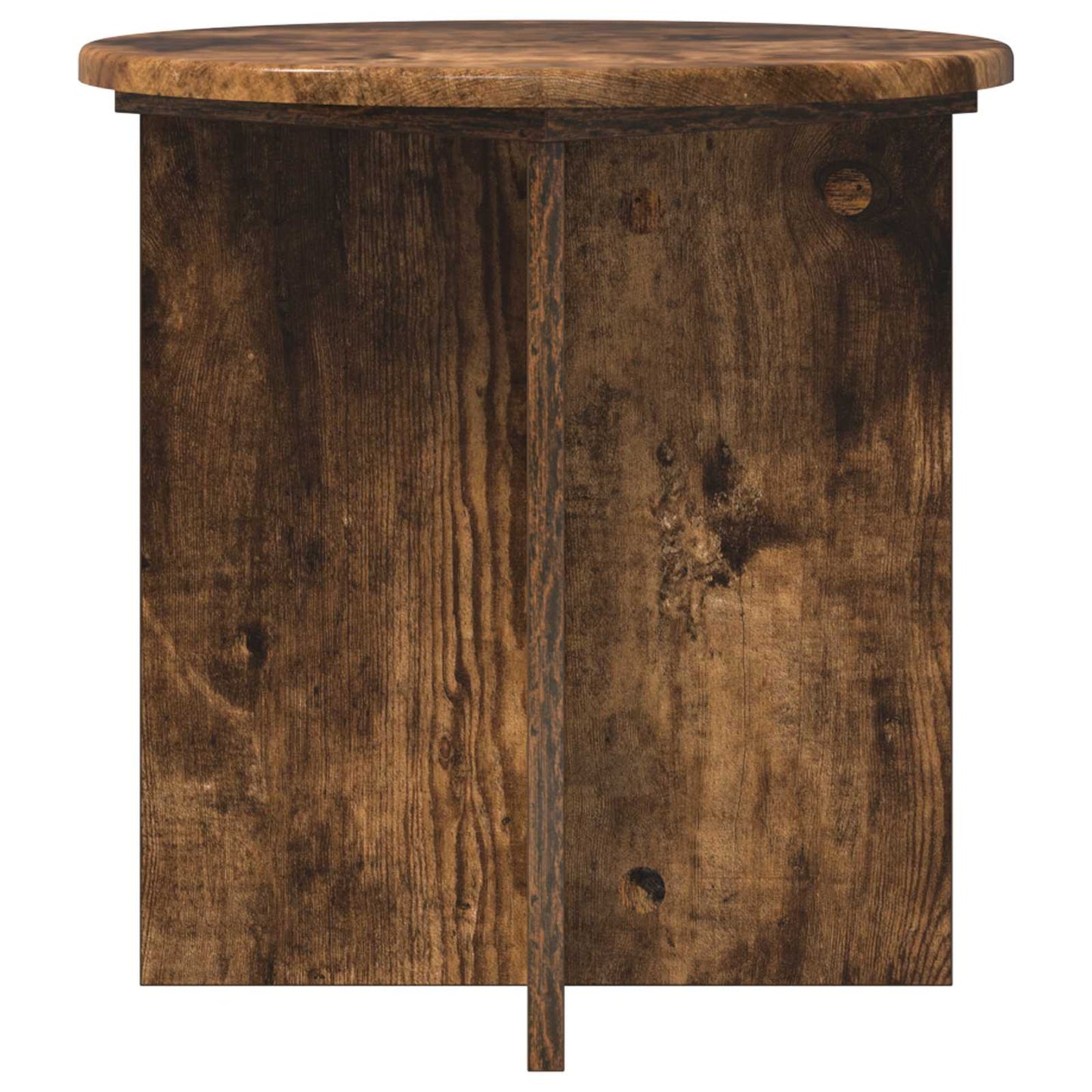Planteholder 2 pcs Røkt Eik 40 x 40 x 40 cm Konstruert tre