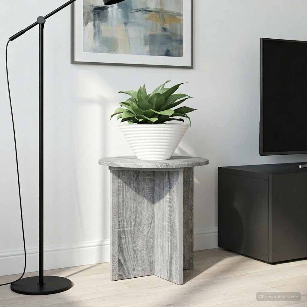 Planteholder 2 pcs Grå sonoma 40 x 40 x 40 cm Konstruert tre