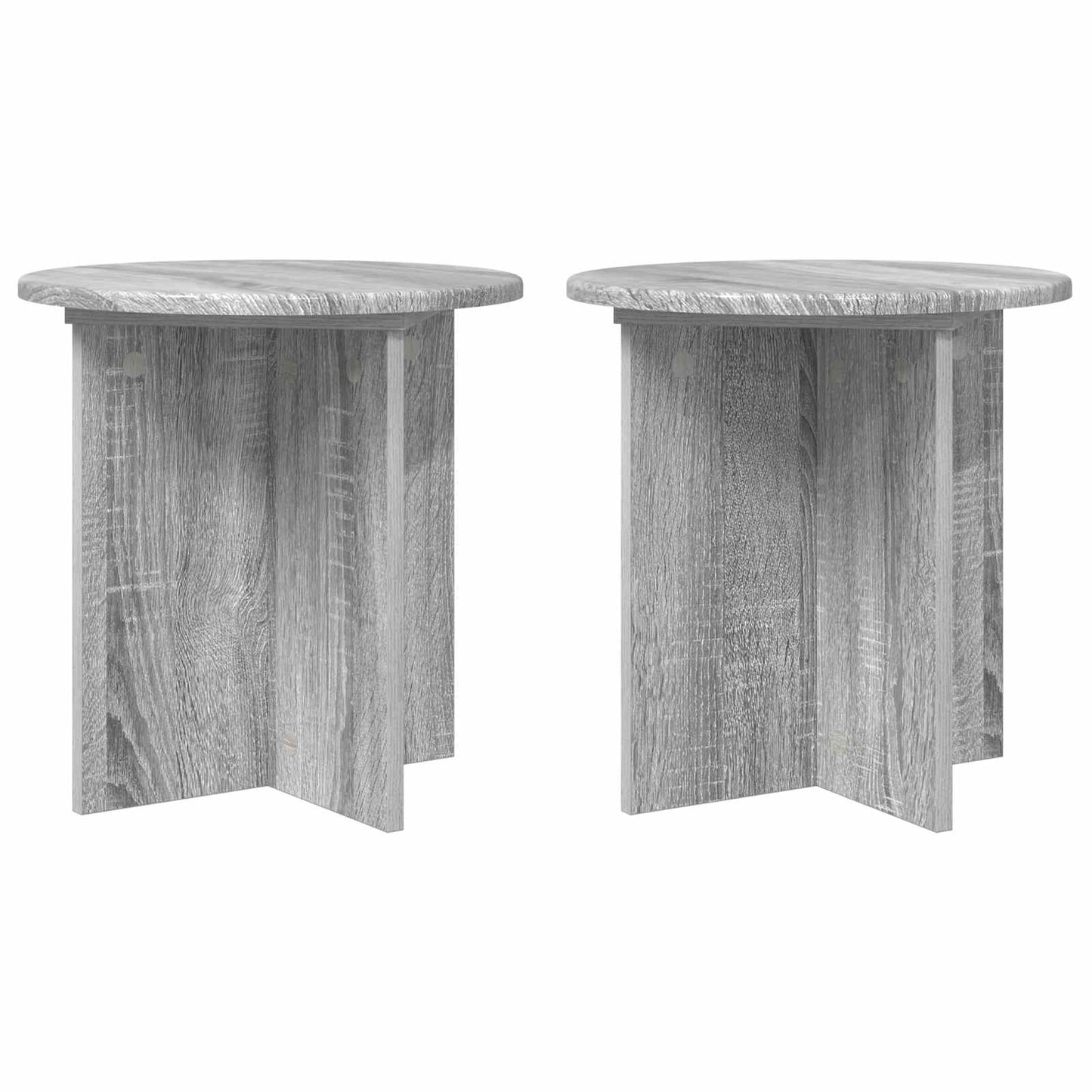 Planteholder 2 pcs Grå sonoma 40 x 40 x 40 cm Konstruert tre