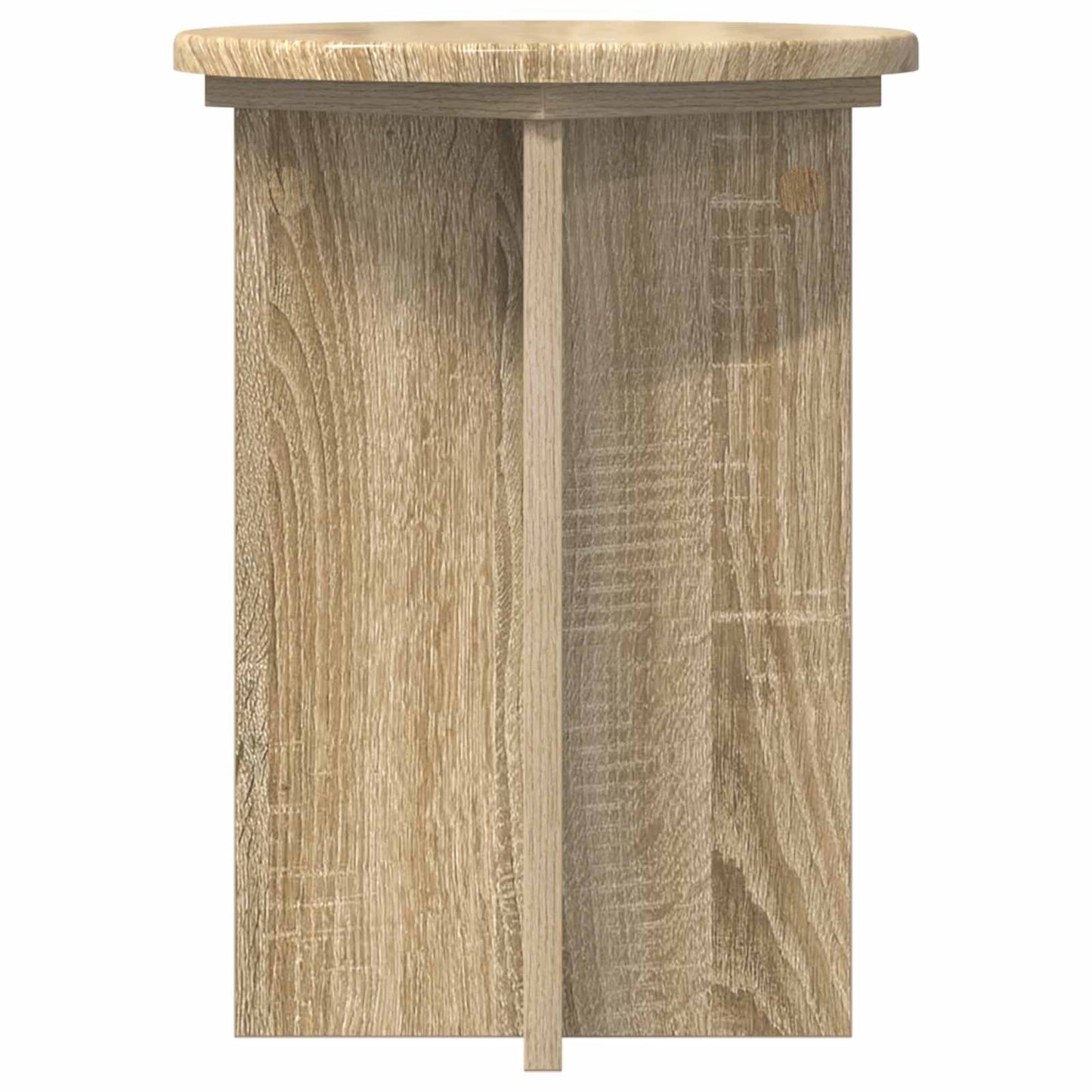 Planteholder 2 pcs Sonoma eik Ø29,5 x 40 cm Konstruert tre