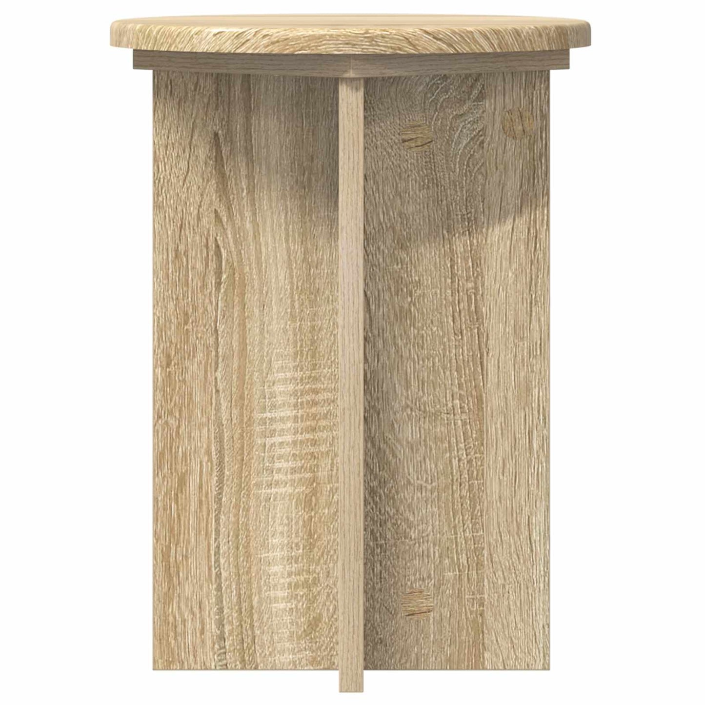 Planteholder 2 pcs Sonoma eik Ø29,5 x 40 cm Konstruert tre
