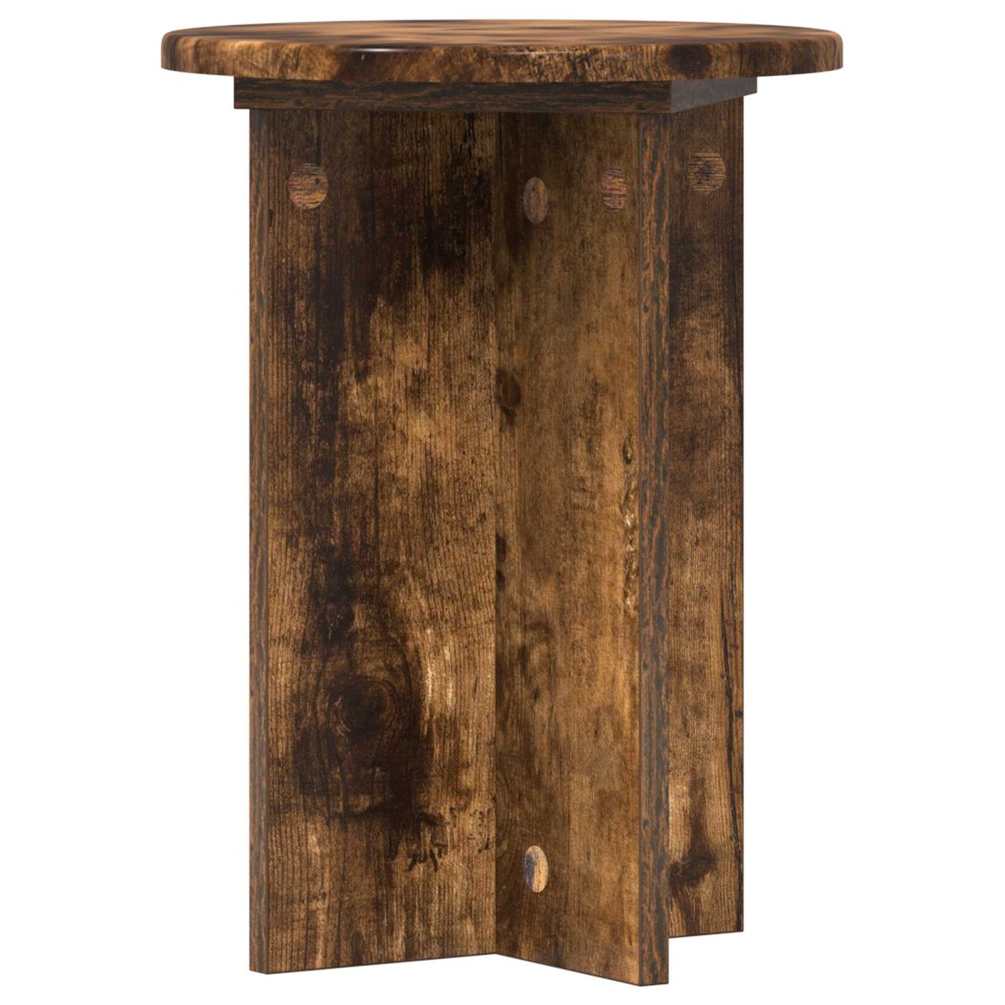 Planteholder 2 pcs Røkt Eik Ø29,5 x 40 cm Konstruert tre