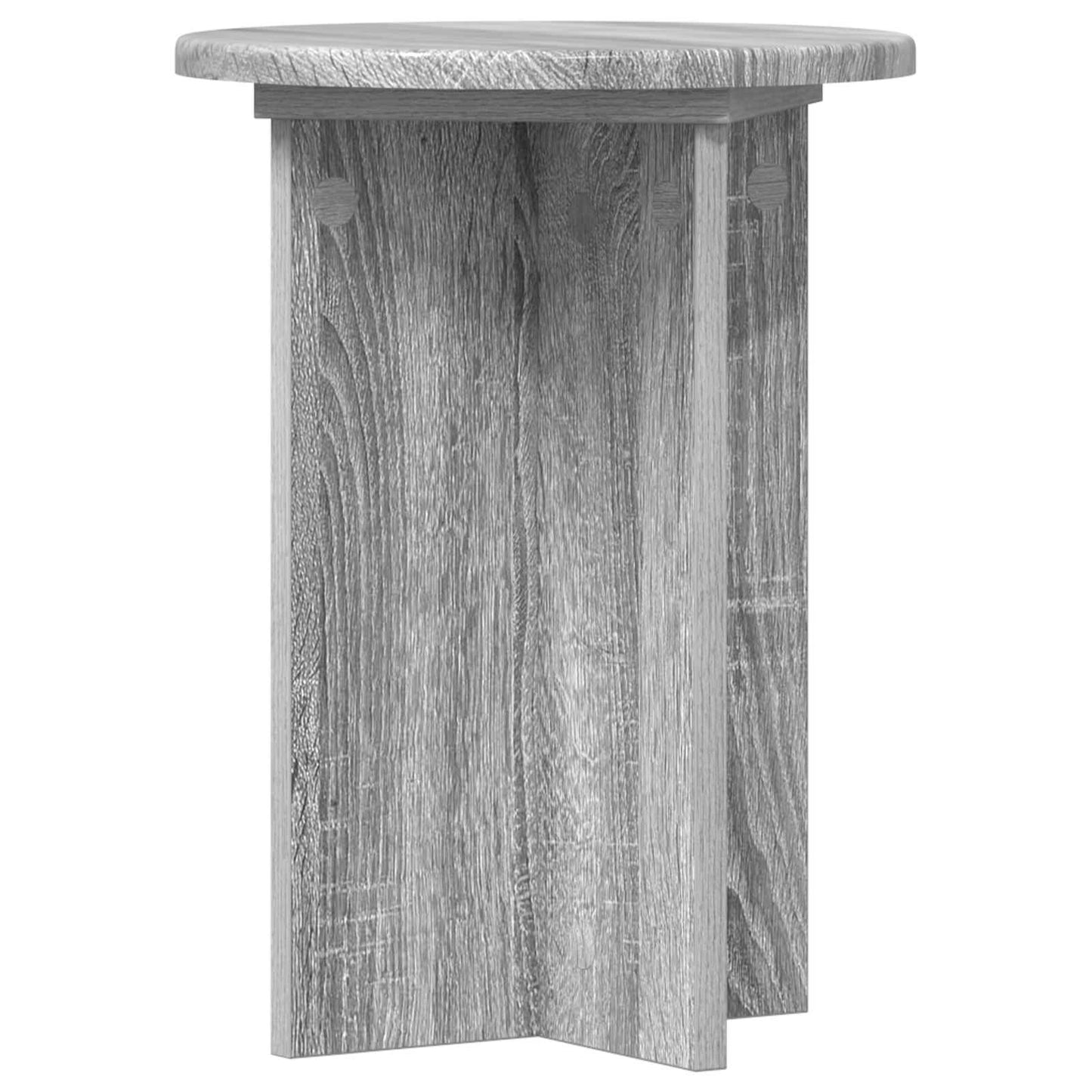 Planteholder 2 pcs Grå sonoma Ø29,5 x 40 cm Konstruert tre