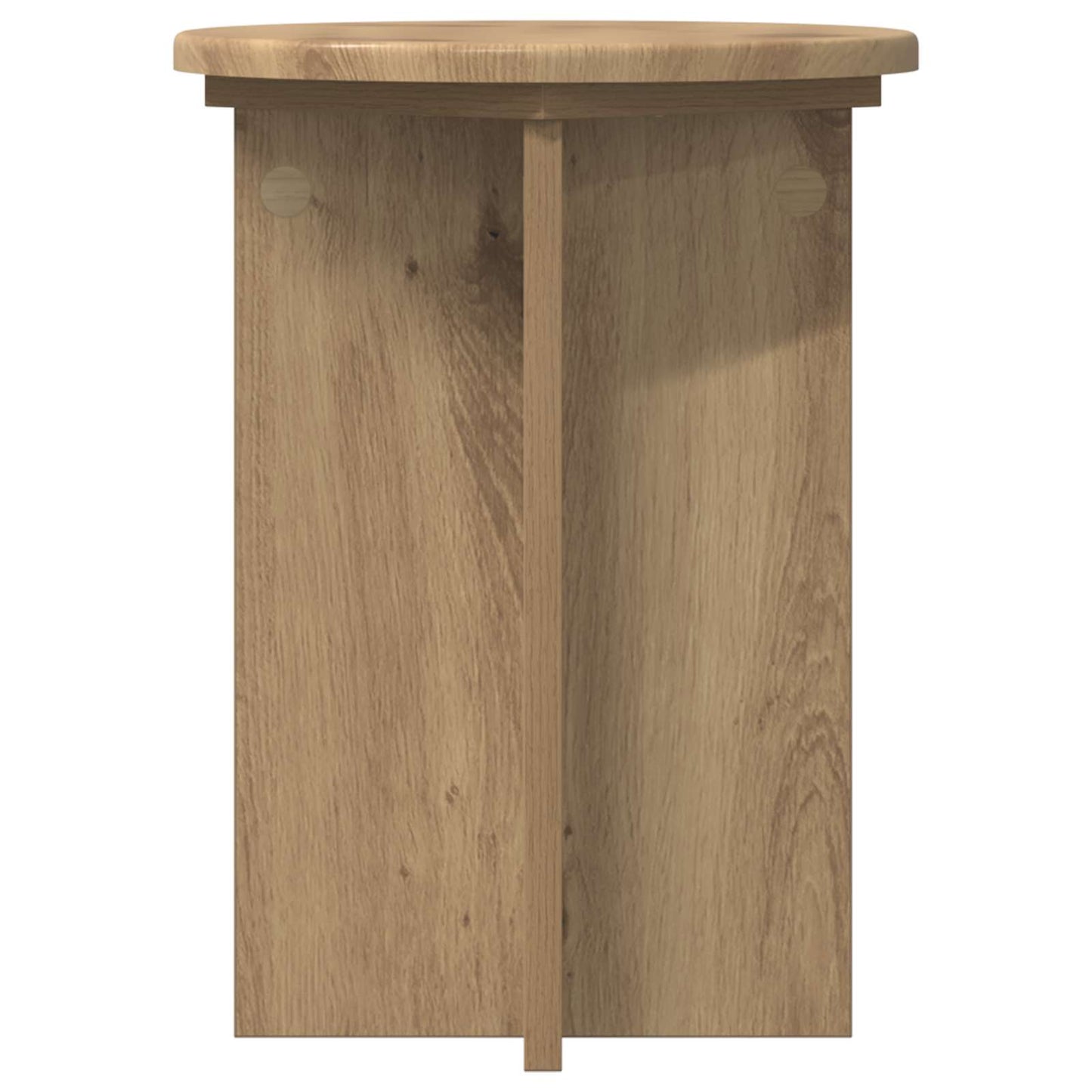 Planteholder 2 pcs Artisan eik Ø29,5 x 40 cm Konstruert tre