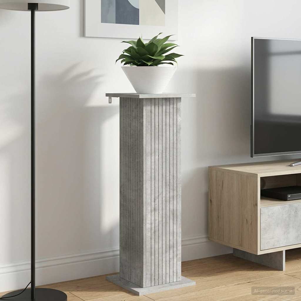 Planteholder 2 pcs Betonggrå 30,5 x 30 x 100,5 cm