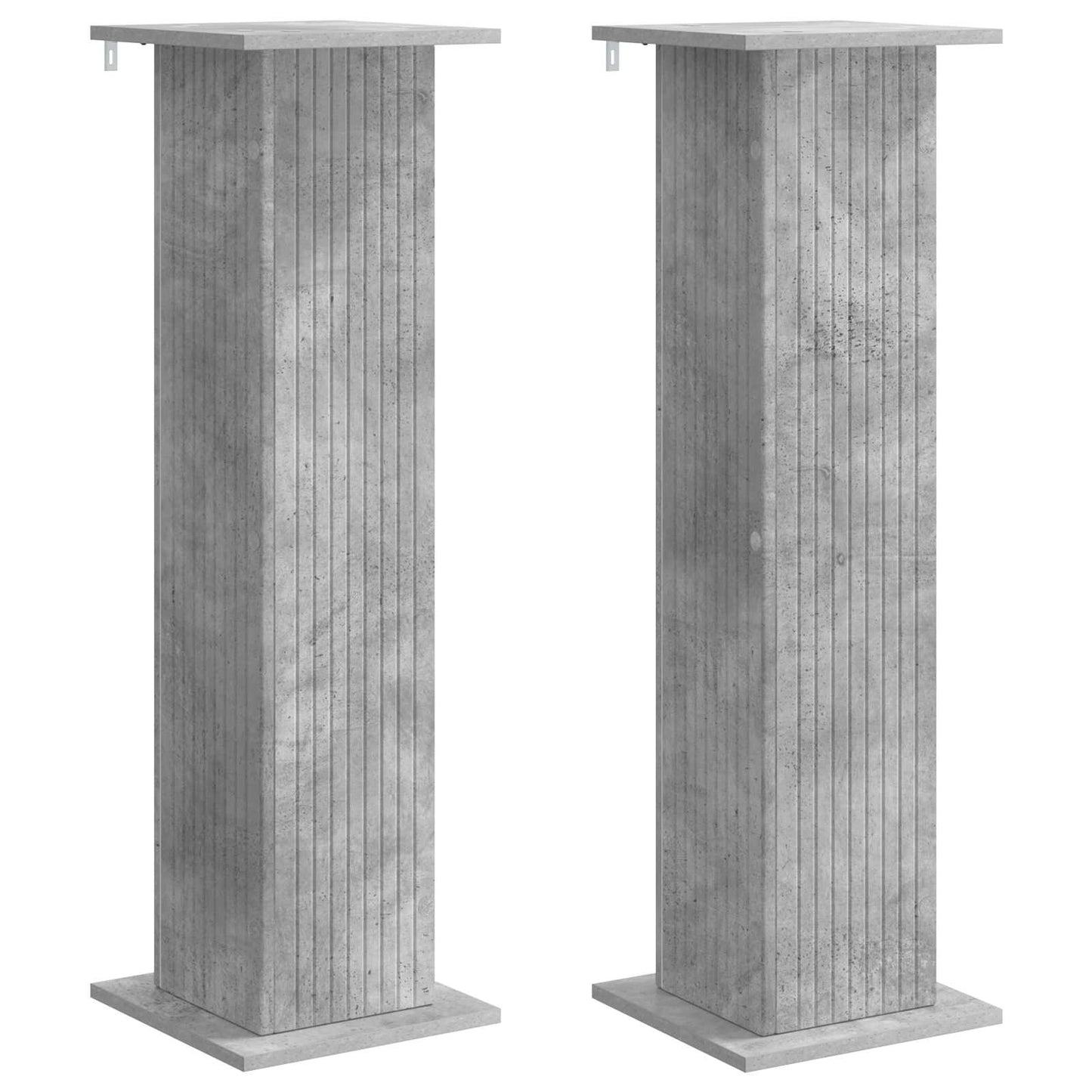Planteholder 2 pcs Betonggrå 30,5 x 30 x 100,5 cm