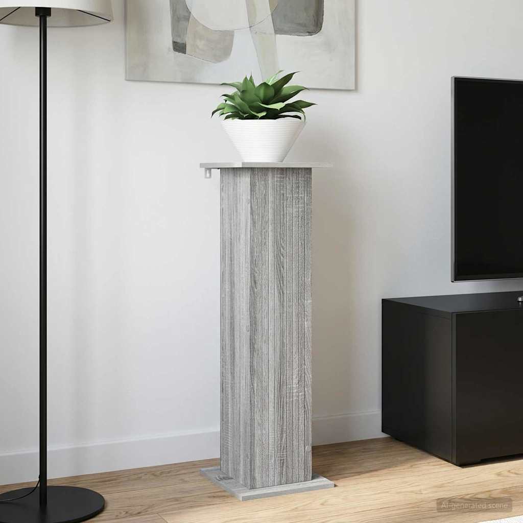 Planteholder 2 pcs Grå sonoma 30,5 x 30 x 100,5 cm