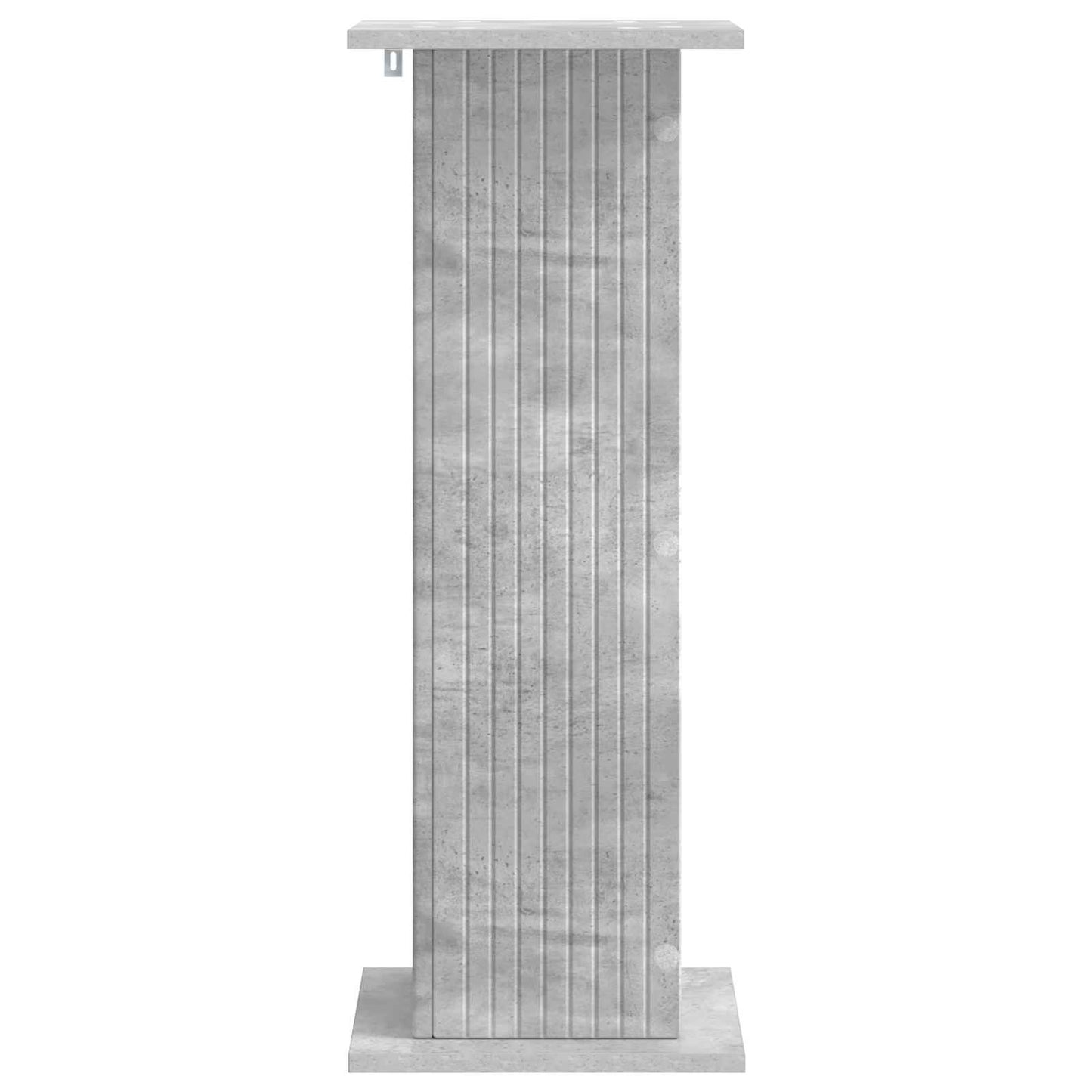 Planteholder 2 pcs Betonggrå 30,5 x 30 x 80,5 cm Konstruert tre