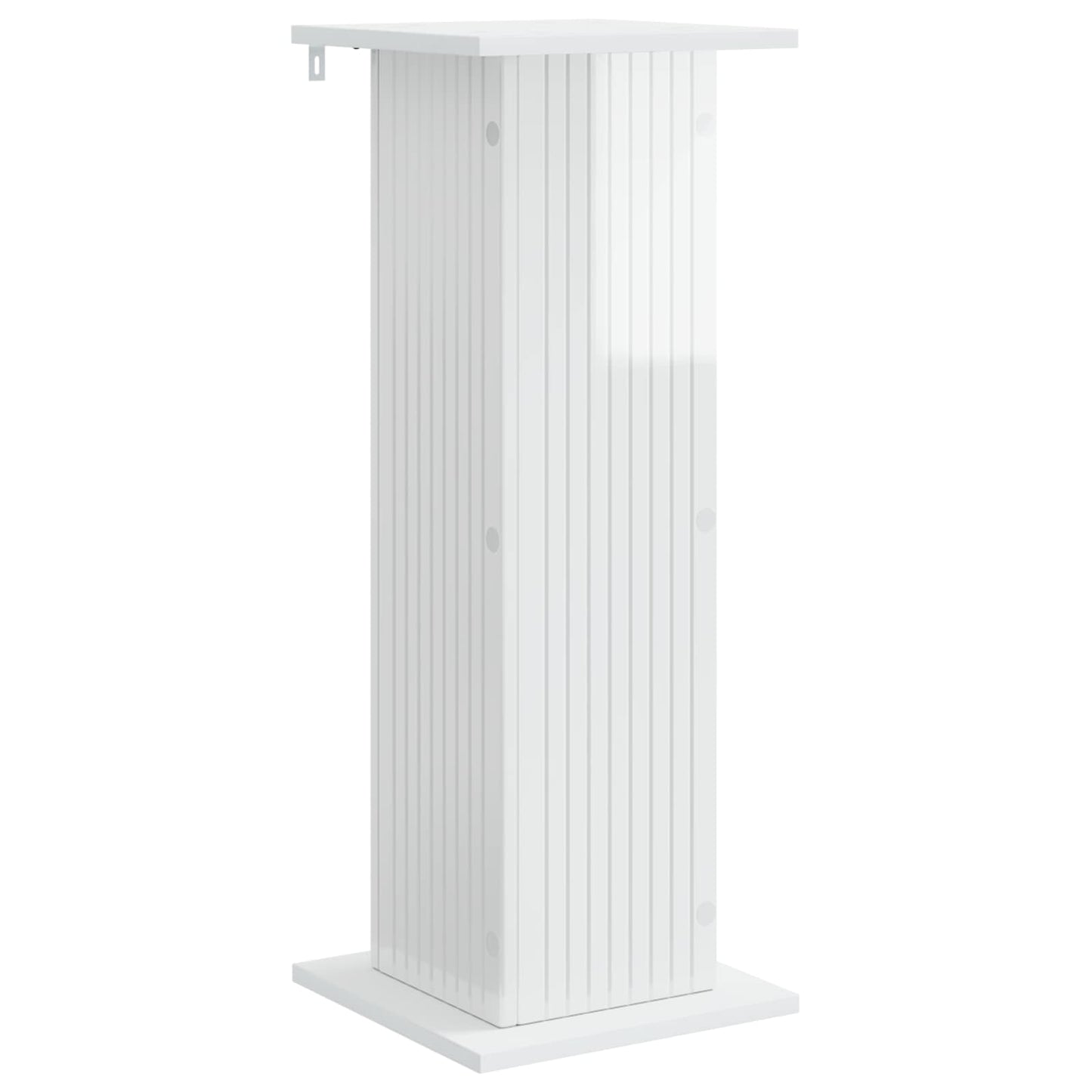Planteholder Høgglans hvit 30,5 x 30 x 80,5 cm Konstruert tre