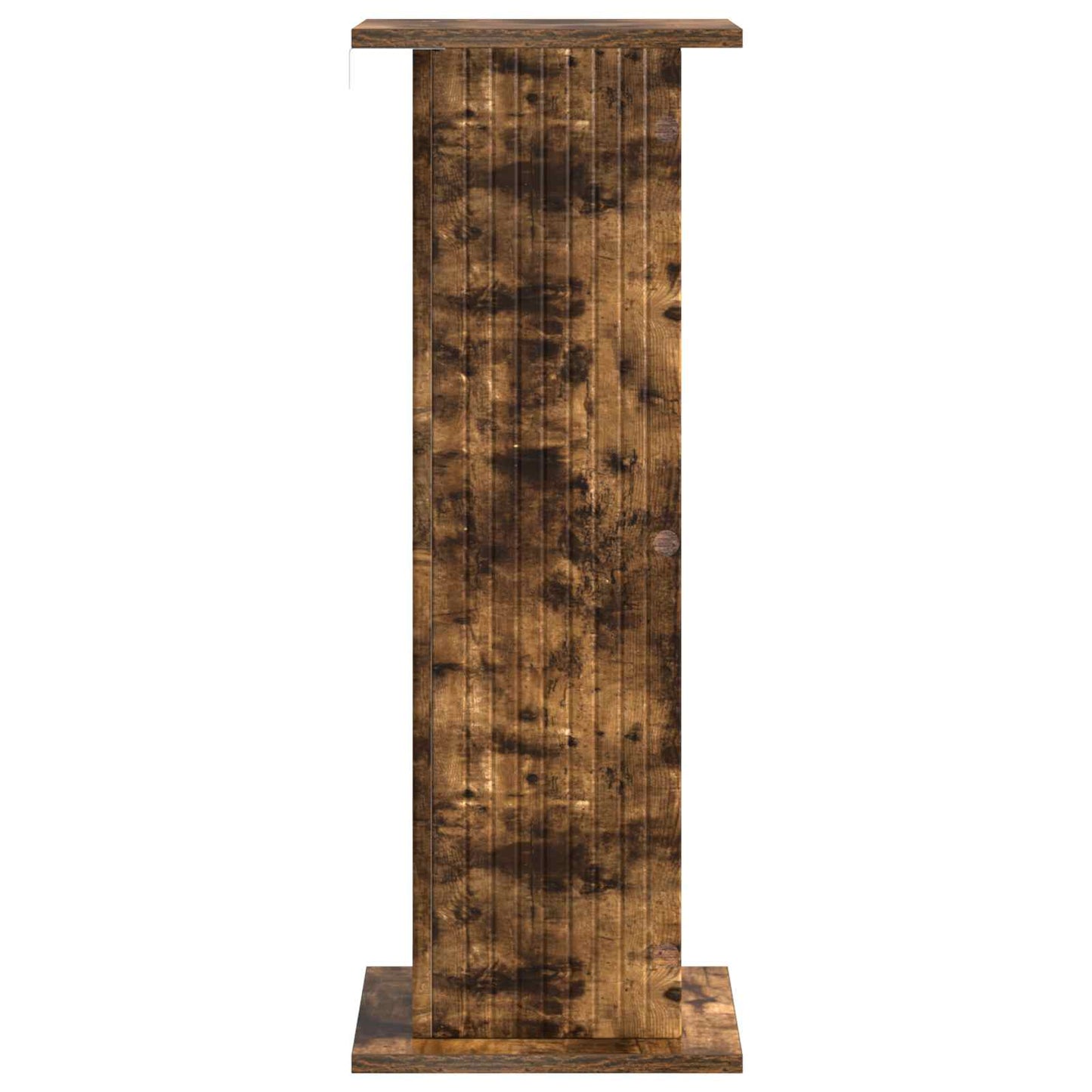 Planteholder 2 pcs Røkt Eik 30,5 x 30 x 80,5 cm Konstruert tre