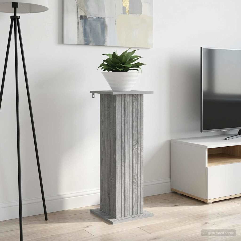Planteholder 2 pcs Grå sonoma 30,5 x 30 x 80,5 cm