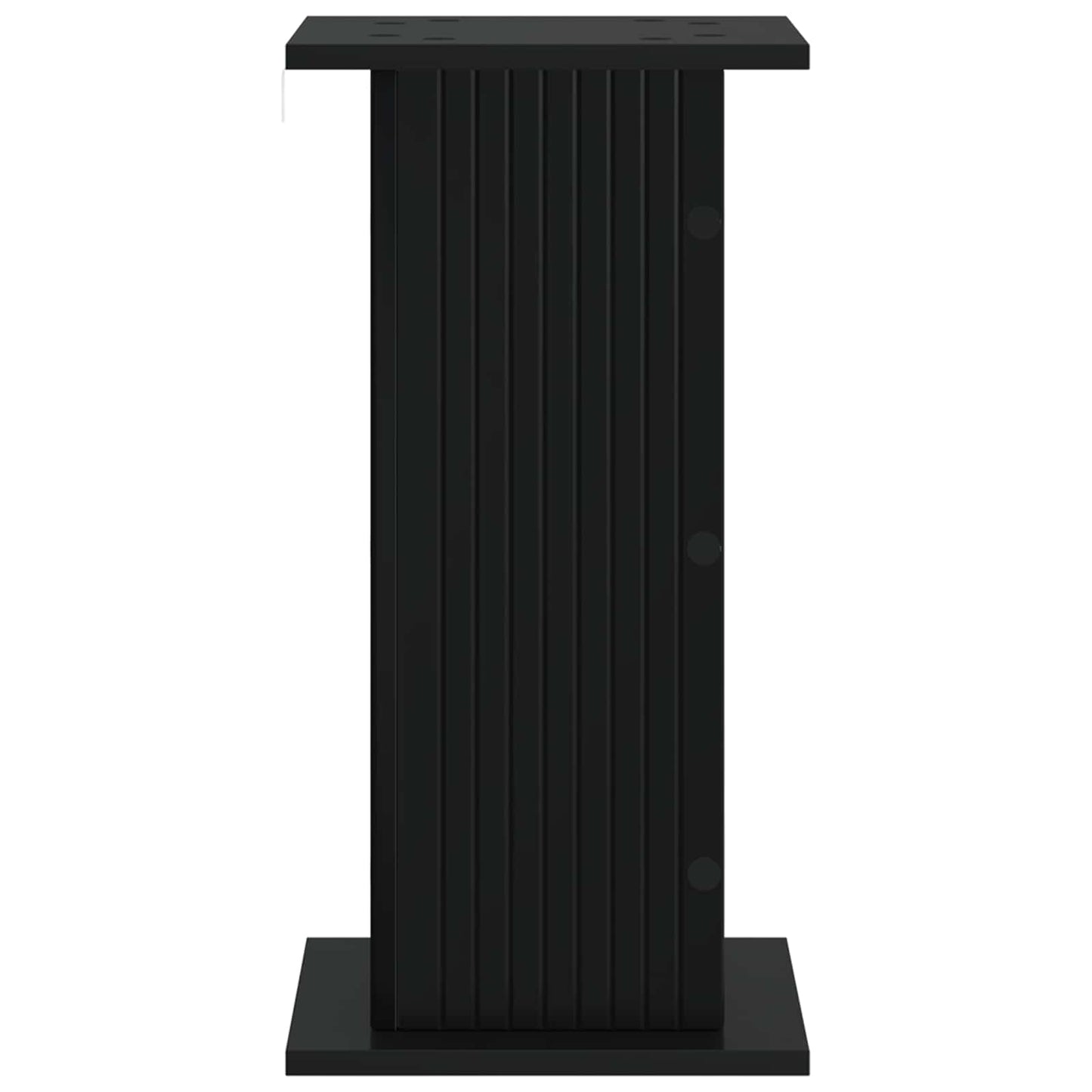 Planteholder 2 pcs Svart 30,5 x 30 x 60,5 cm Konstruert tre