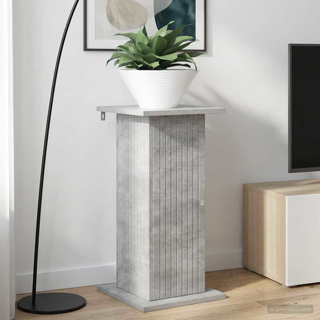 Planteholder Betonggrå 30,5 x 30 x 60,5 cm Konstruert tre