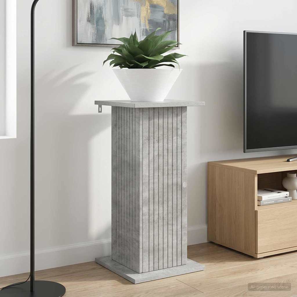 Planteholder 2 pcs Betonggrå 30,5 x 30 x 60,5 cm Konstruert tre