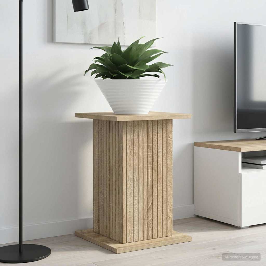 Planteholder 2 pcs Sonoma eik 30,5 x 30 x 43 cm Konstruert tre