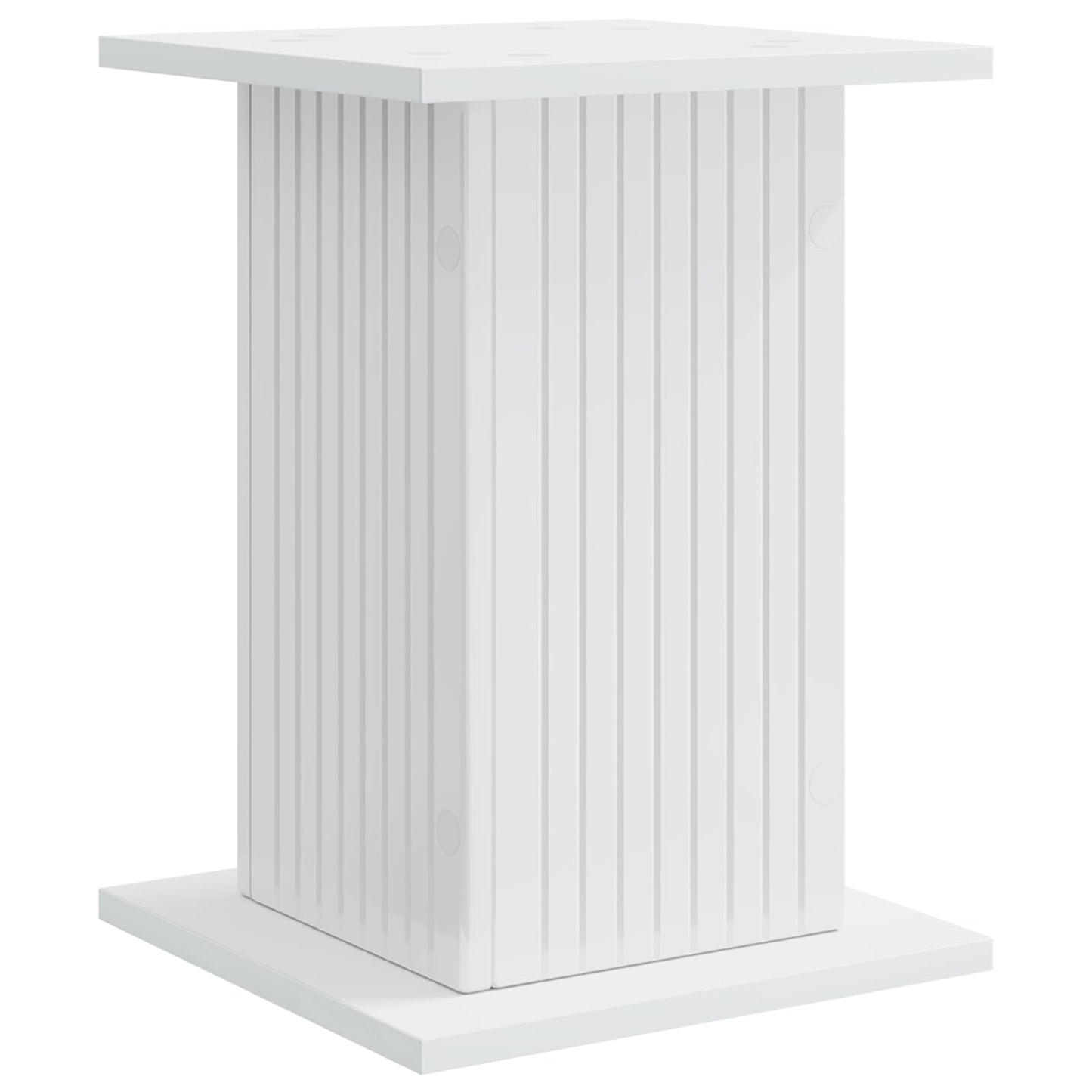Planteholder Høgglans hvit 30,5 x 30 x 43 cm Konstruert tre
