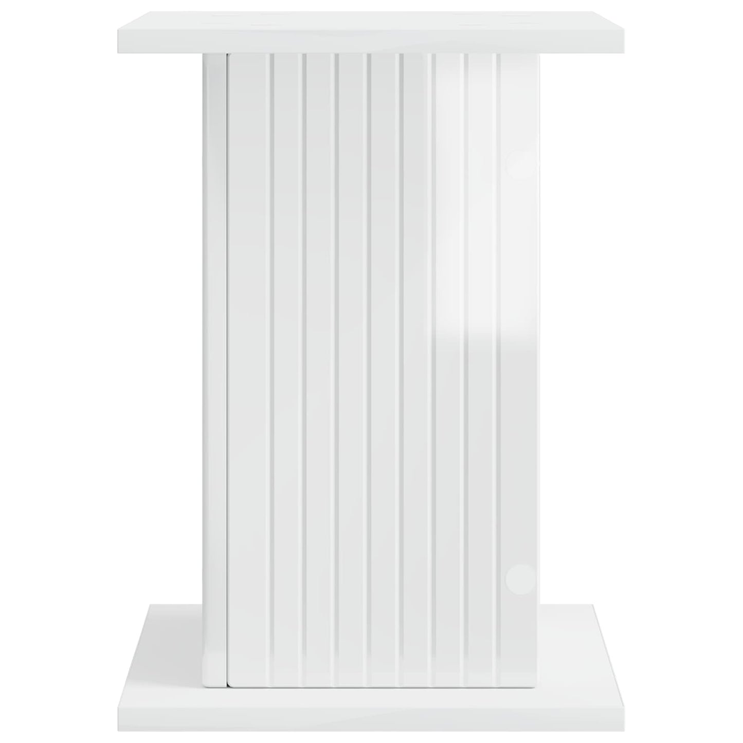 Planteholder Høgglans hvit 30,5 x 30 x 43 cm Konstruert tre