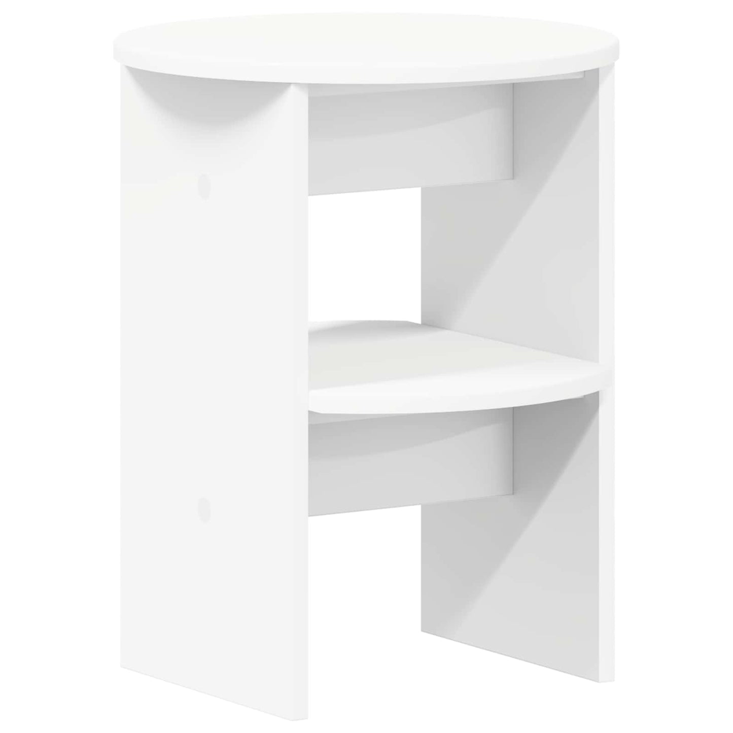 Sideskap Hvit Ø40 x 50 cm Konstruert tre