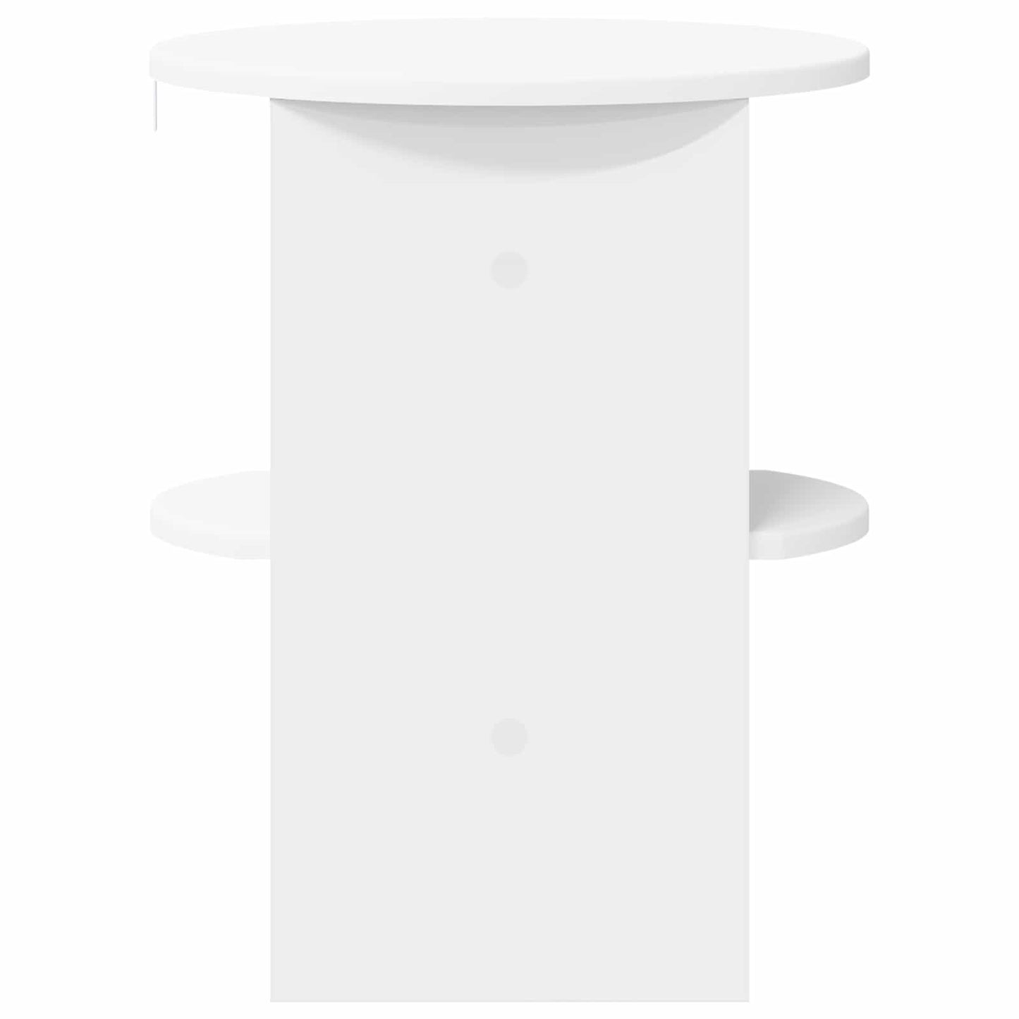 Sideskap Hvit Ø40 x 50 cm Konstruert tre