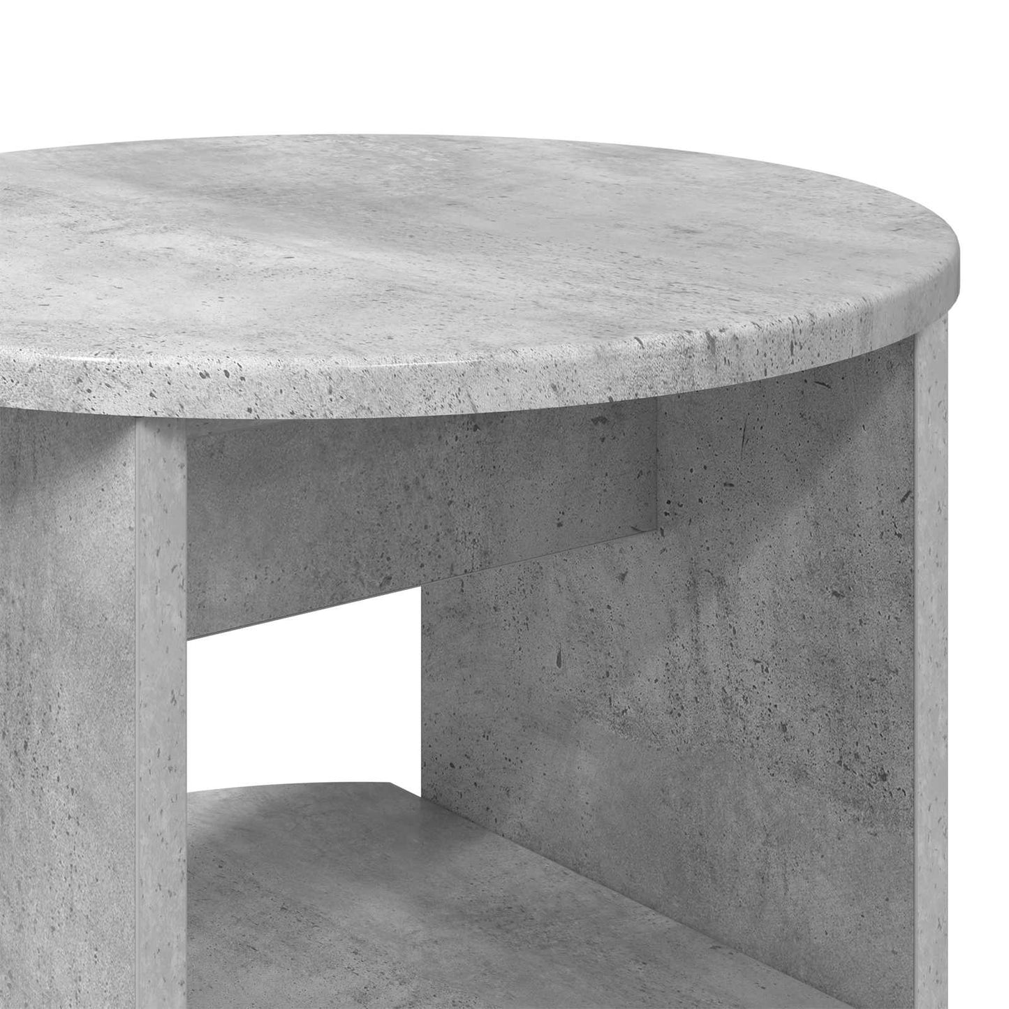 Sideskap BetongGrå Ø40 x 50 cm Konstruert tre