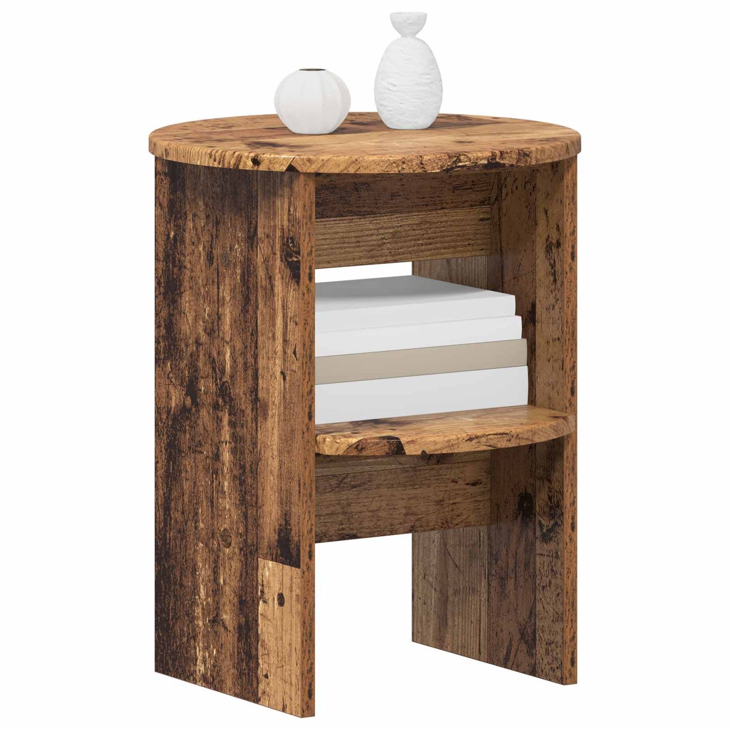 Sideskap Gammelt tre Ø40 x 50 cm Konstruert tre
