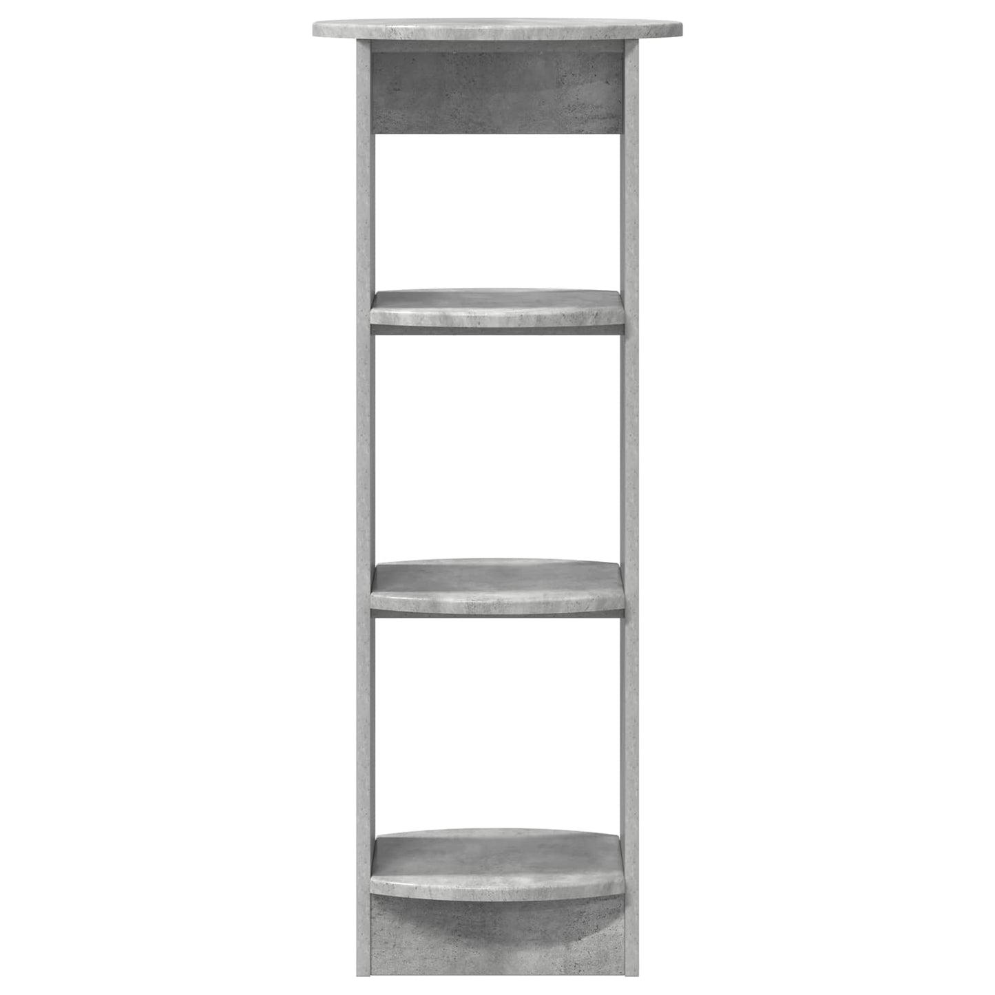 Sideskap BetongGrå 40 x 40 x 100 cm Konstruert tre