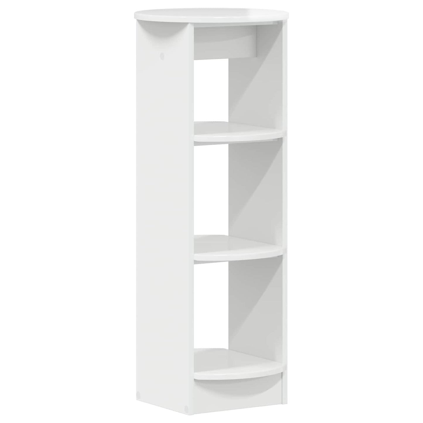 Sideskap Høgglans Hvit 40 x 40 x 100 cm Konstruert tre