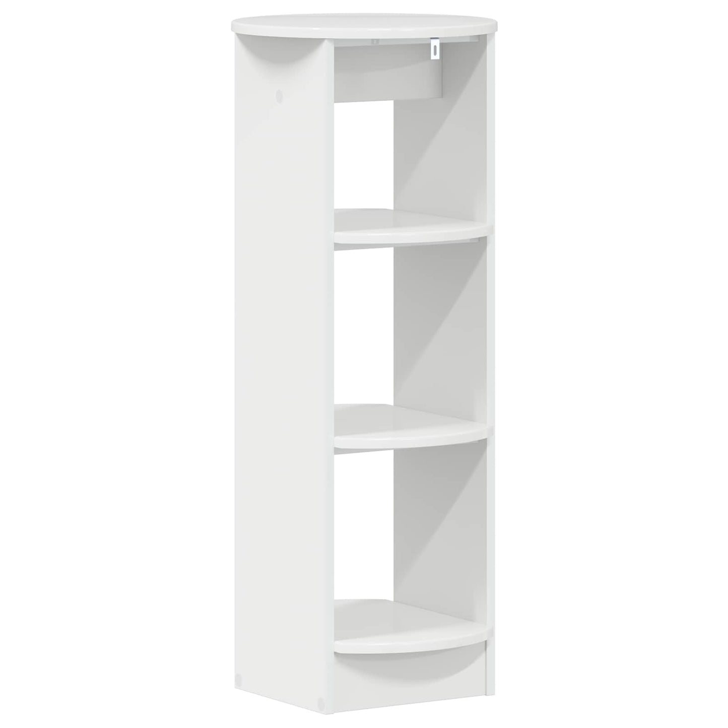 Sideskap Høgglans Hvit 40 x 40 x 100 cm Konstruert tre