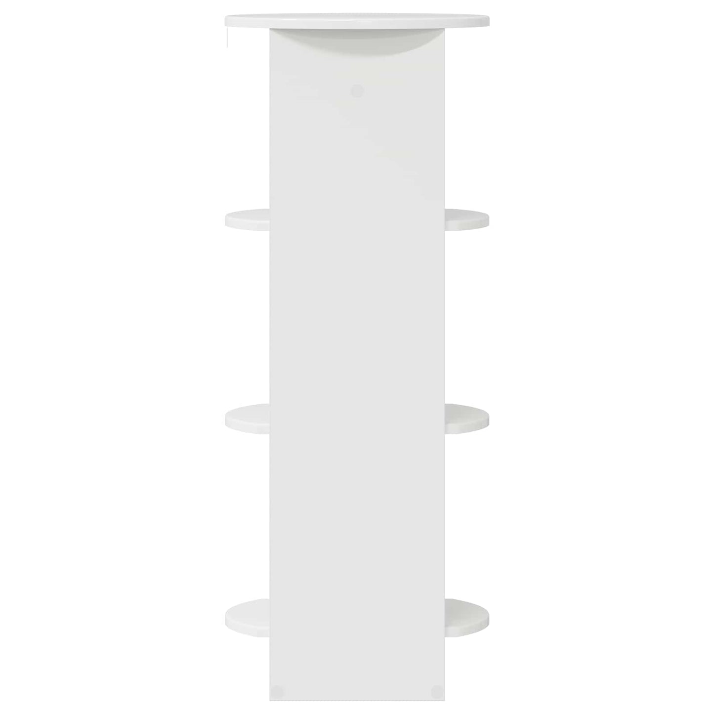 Sideskap Høgglans Hvit 40 x 40 x 100 cm Konstruert tre