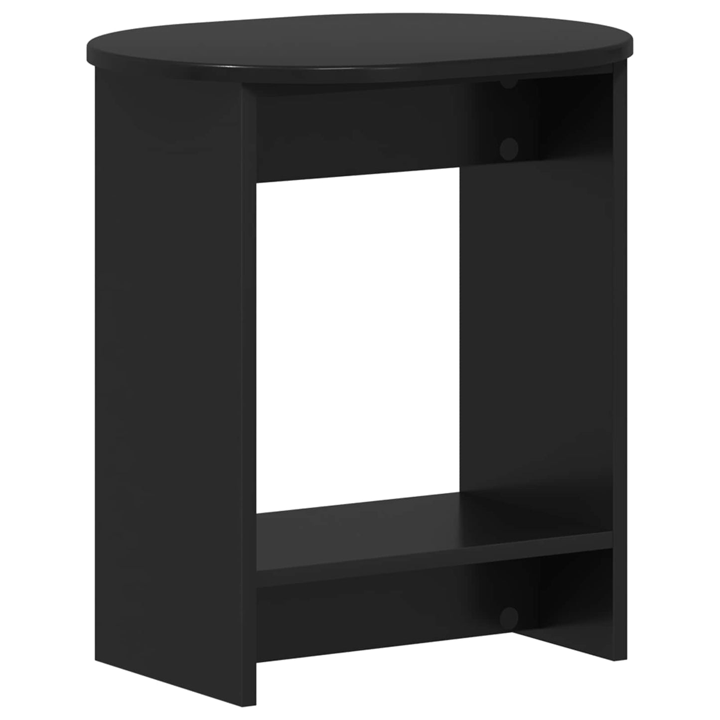 Sidetabell Svart 50 x 39,5 x 55 cm Konstruert tre