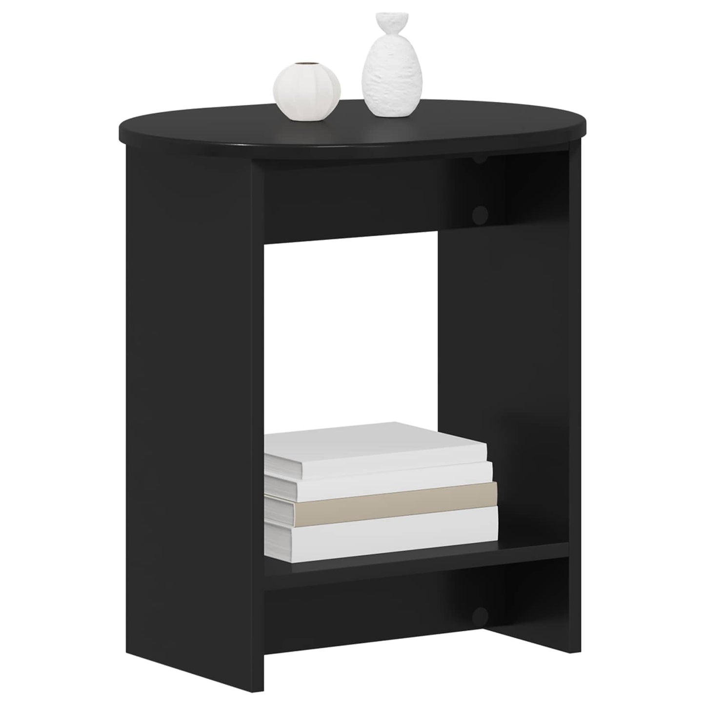 Sidetabell Svart 50 x 39,5 x 55 cm Konstruert tre