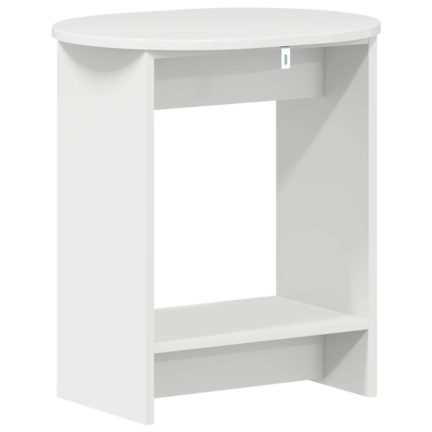Sidetabell Høgglans hvit 50 x 39,5 x 55 cm Konstruert tre