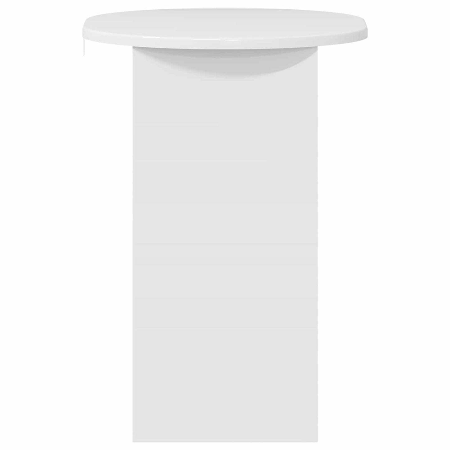 Sidetabell Høgglans hvit 50 x 39,5 x 55 cm Konstruert tre