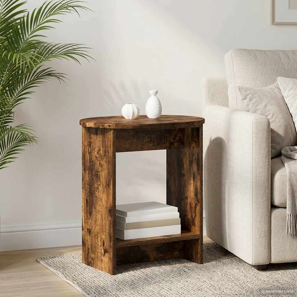 Sidetabell Røkt Eik 50 x 39,5 x 55 cm Konstruert tre