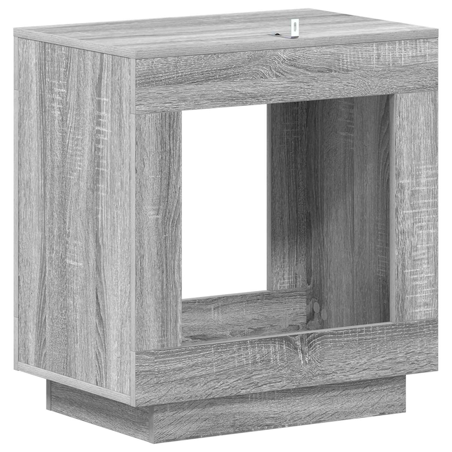 Sidetabell Grå sonoma 60 x 40 x 65 cm Konstruert tre