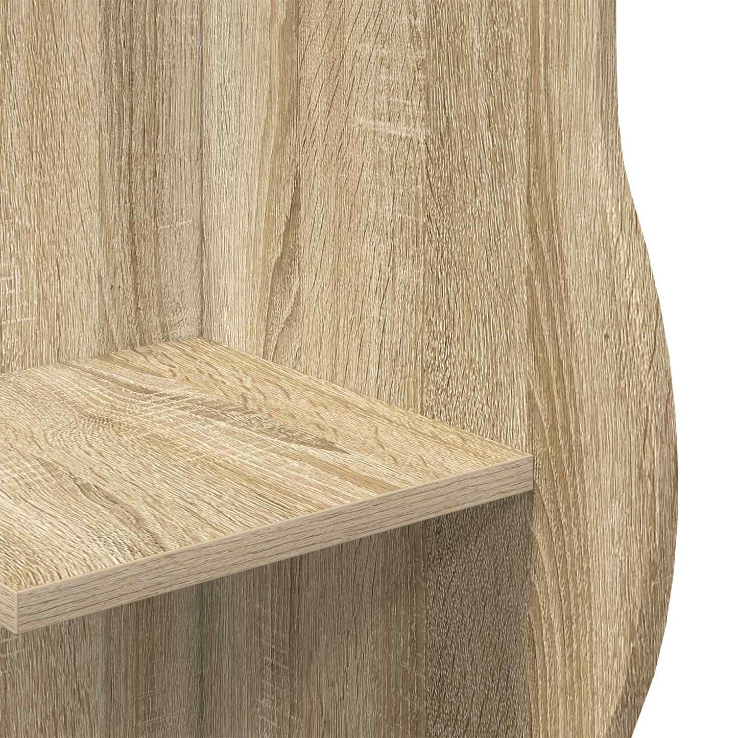 Hjørnehylle Sonoma eik 34 x 33 x 102 cm Konstruert tre