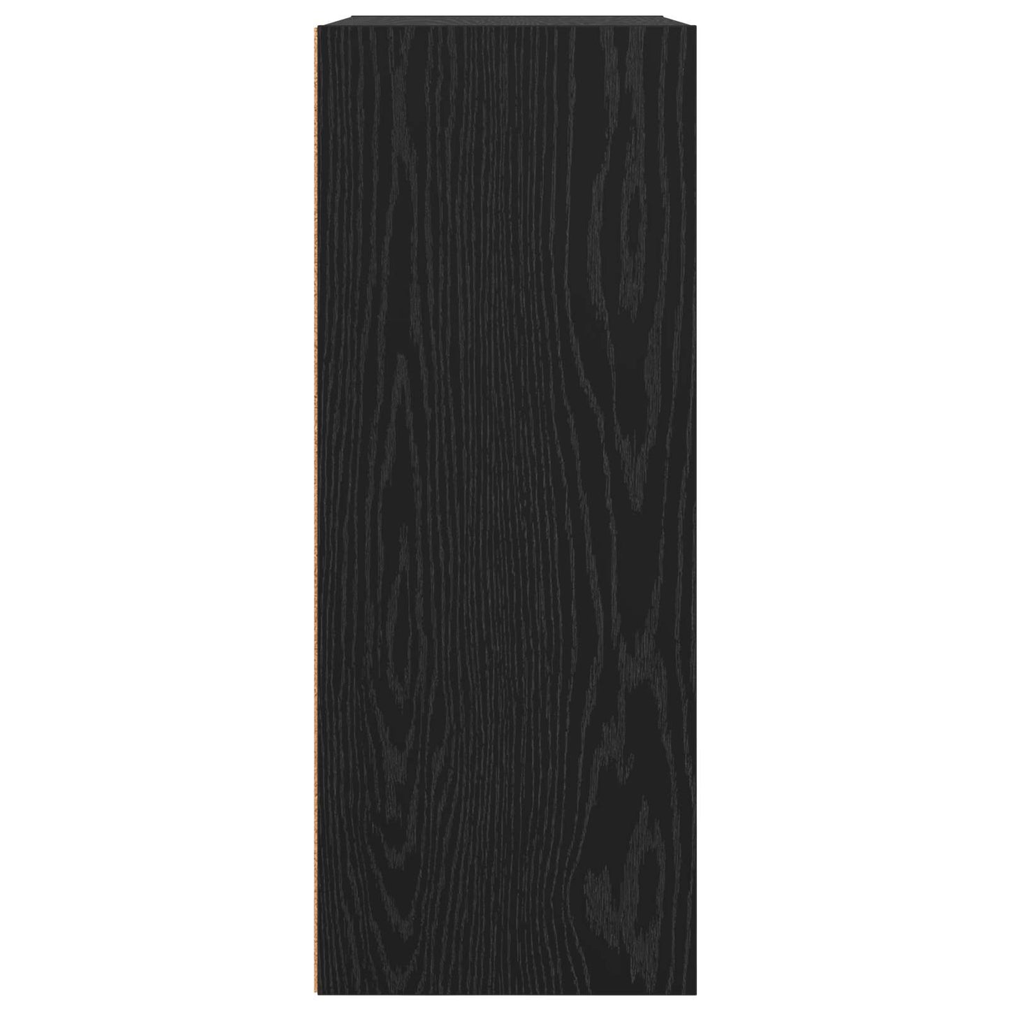 Bokhylle Svart Eik 60 x 30 x 76.5 cm Konstruert tre