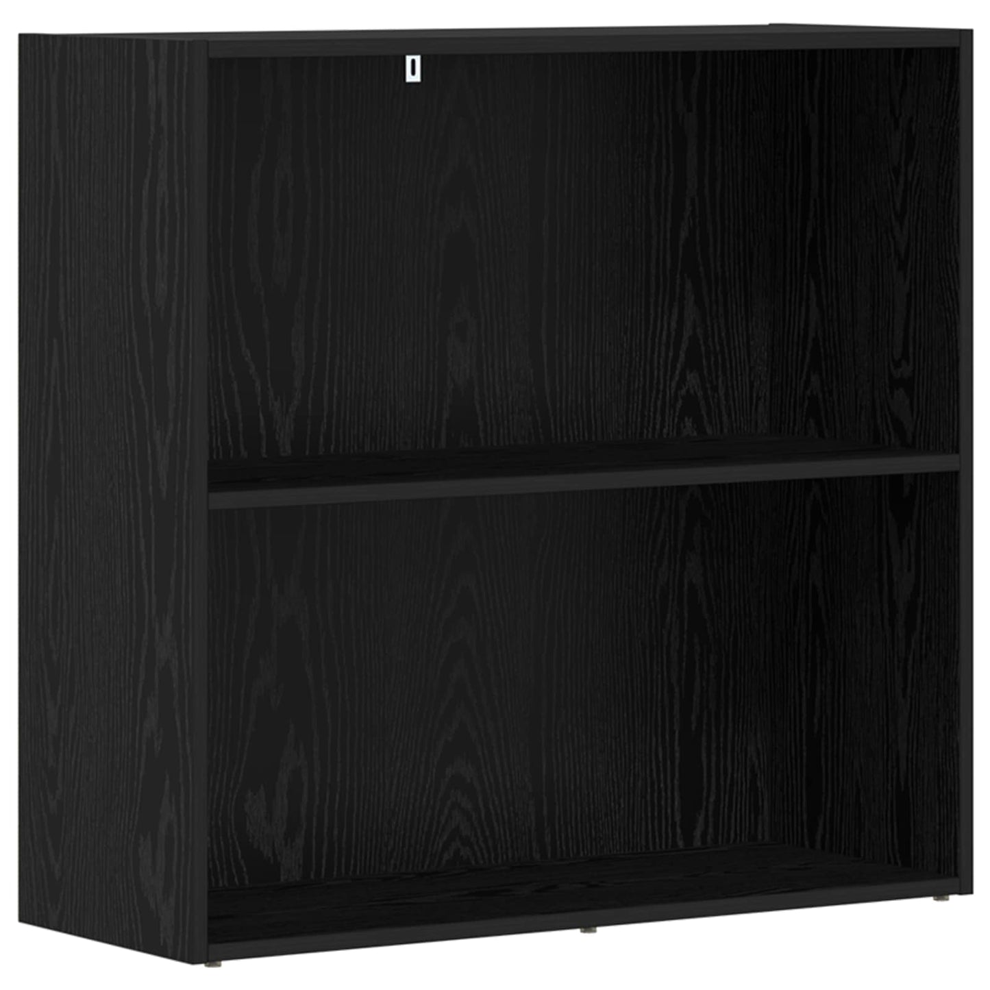 Bokhylle Svart Eik 80 x 30 x 76,5 cm Konstruert tre