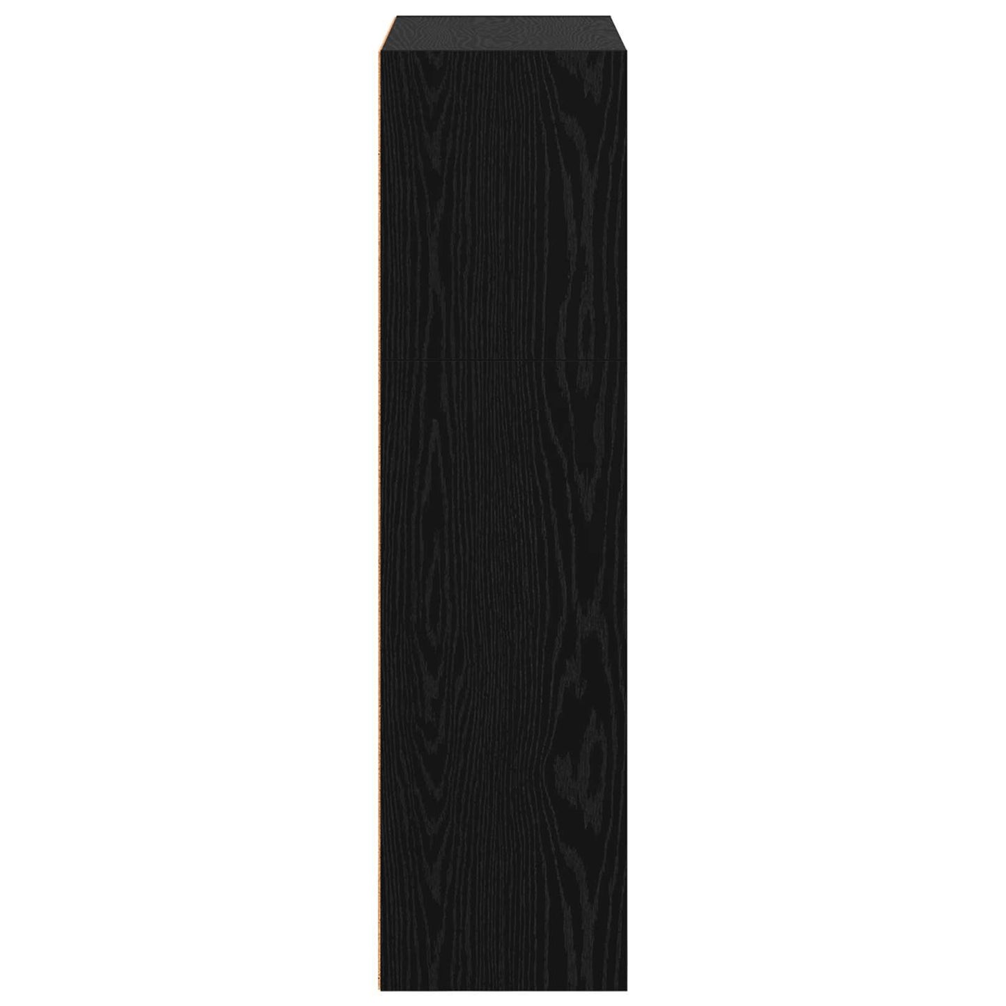 Bokhylle Svart Eik 80 x 30 x 114 cm Konstruert tre