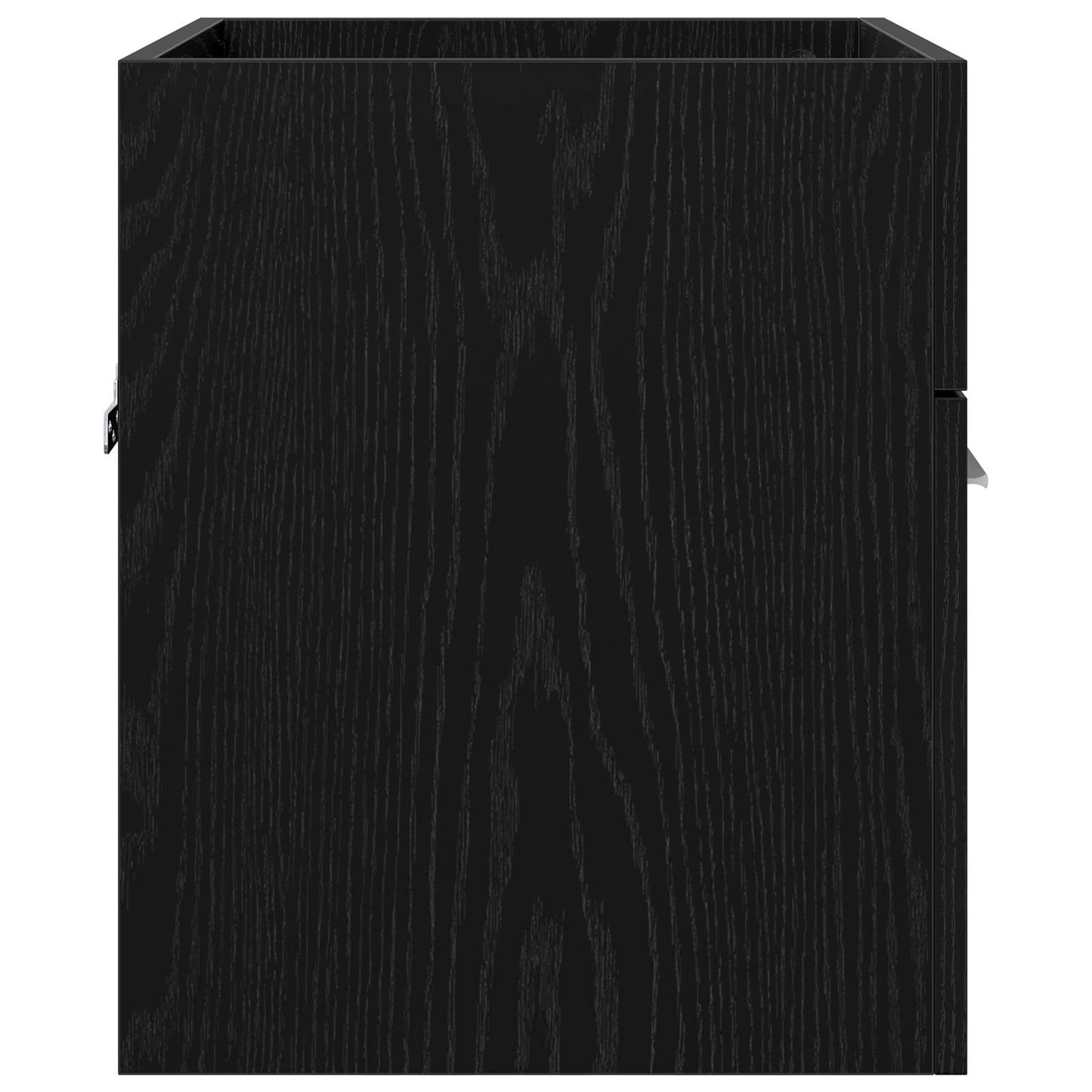 Vaskeskap med dør Svart Eik 41 x 38,5 x 46 cm Konstruert tre